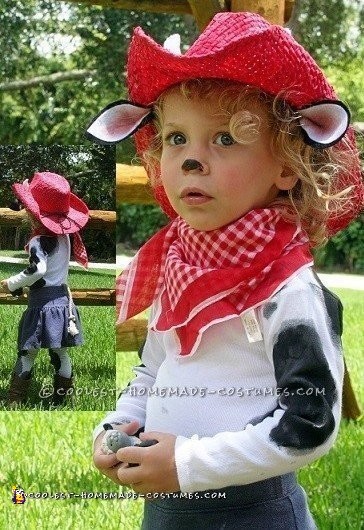Coolest Homemade Cow Costumes - Diy Cow Costume For Baby Girl