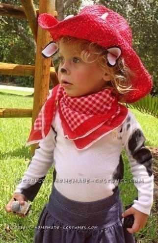 Cutest Cow Child Cowgirl Costume