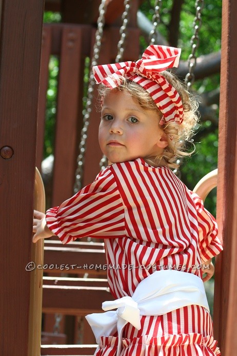 Beautiful Girl's Victorian Beach Bather Costume