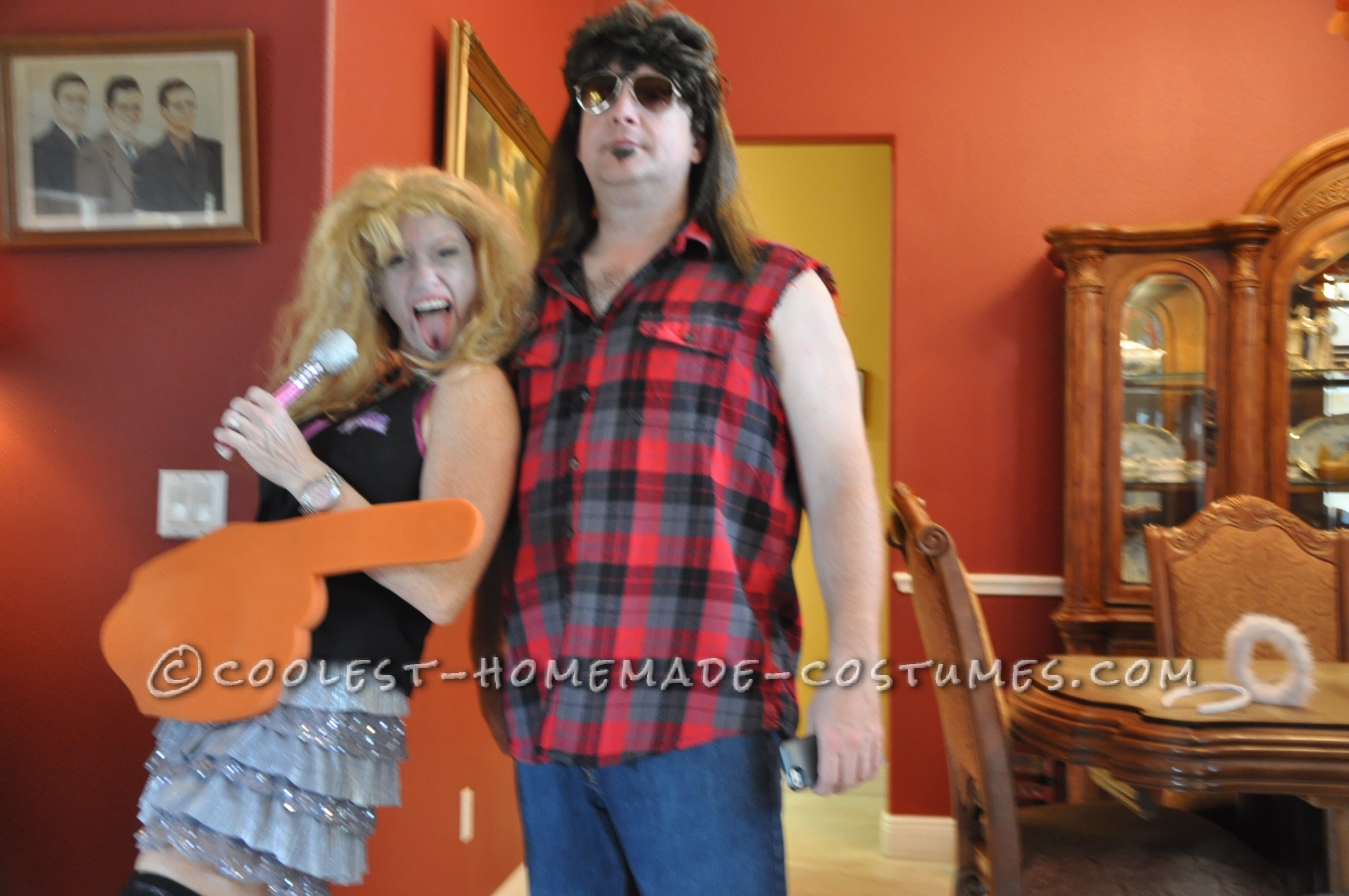 Hannah Montana is Dead and Billy Ray Cyrus Couple Costume