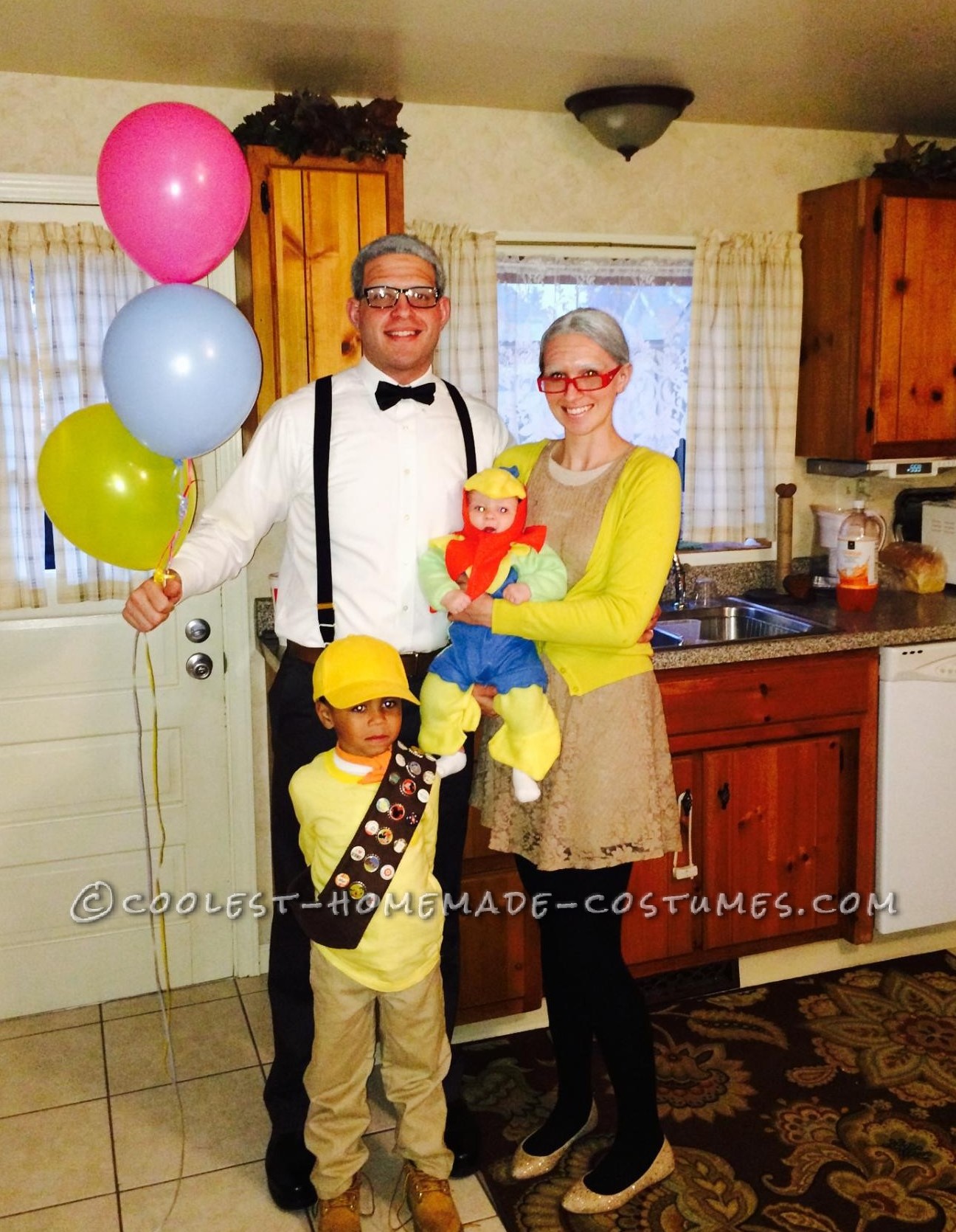 Coolest Homemade Disney Up Family Costume