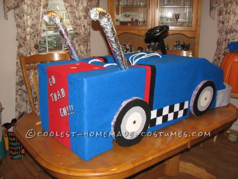 Cool Mario Bros. Toad Racing Kart Costume