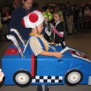 Cool Mario Bros. Toad Racing Kart Costume