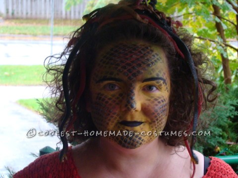 Cool and Creepy Homemade Medusa Costume