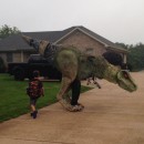 Epic DIY Cyborg T-Rex Costume