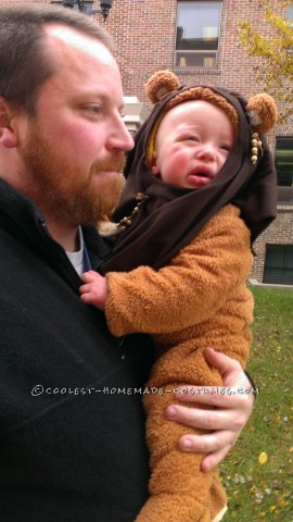 Cute Homemade Little Ewok Costume