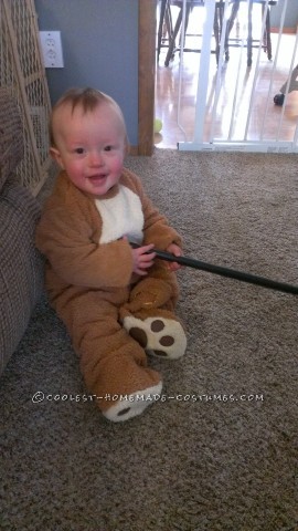 Cute Homemade Little Ewok Costume