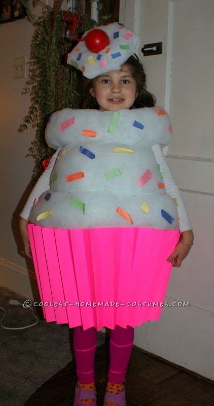 Best Homemade Cupcake Costume for a Girl