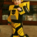 Cool Bumblebee Autobot Homemade Costume for Toddlers