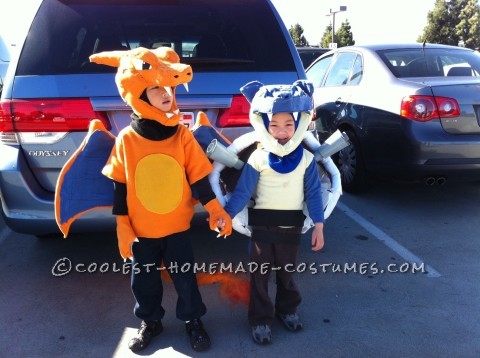 Coolest Charizard and Blastoise Costumes for Boys