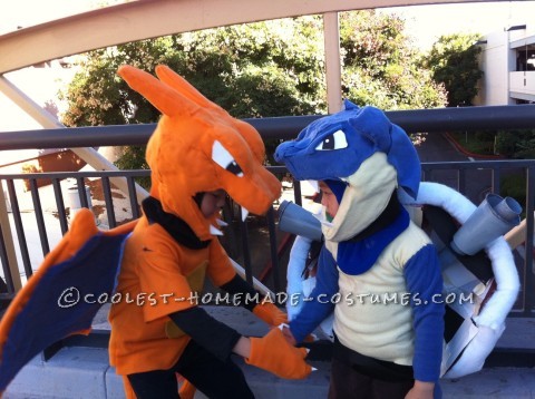 Coolest Charizard and Blastoise Costumes for Boys