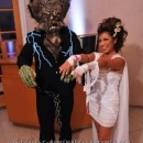 Cool Bride of Frankenstein and Frankenstein Couple Costume
