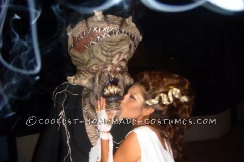 Cool Bride of Frankenstein and Frankenstein Couple Costume