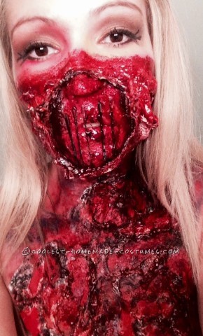 Creepiest Glam Meets Gore Costume