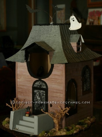 Cool Homemade Costume for Kids: Haunted House