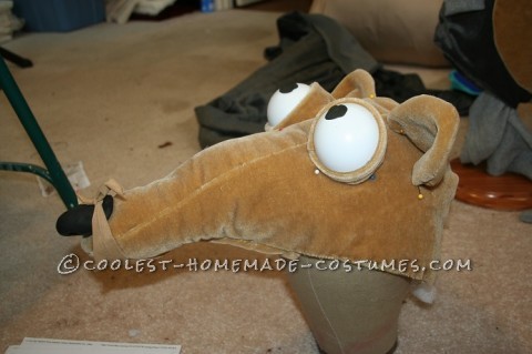 Cool Ice Age Scrat and Acorn Costume for a Child