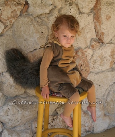 Cool Ice Age Scrat and Acorn Costume for a Child