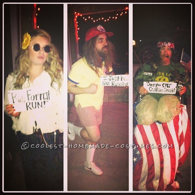 Last Minute Forrest Gump Group Costume