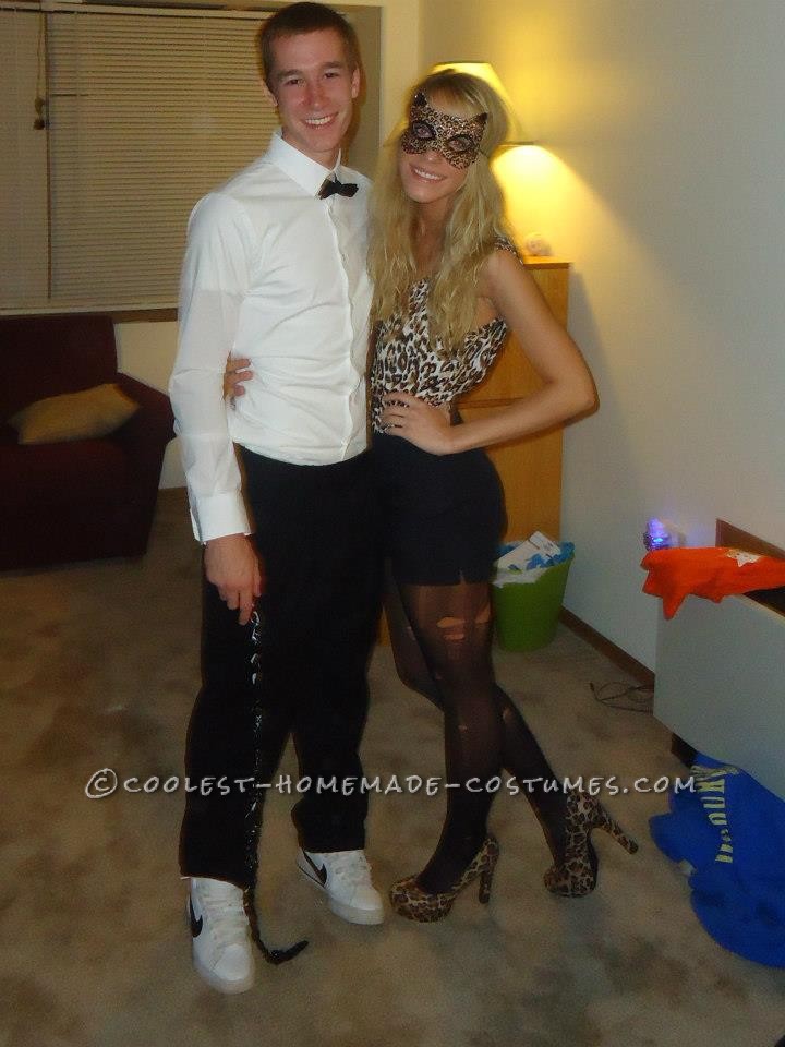 Sexy Leopard and Leopard Tamer Couple Costume