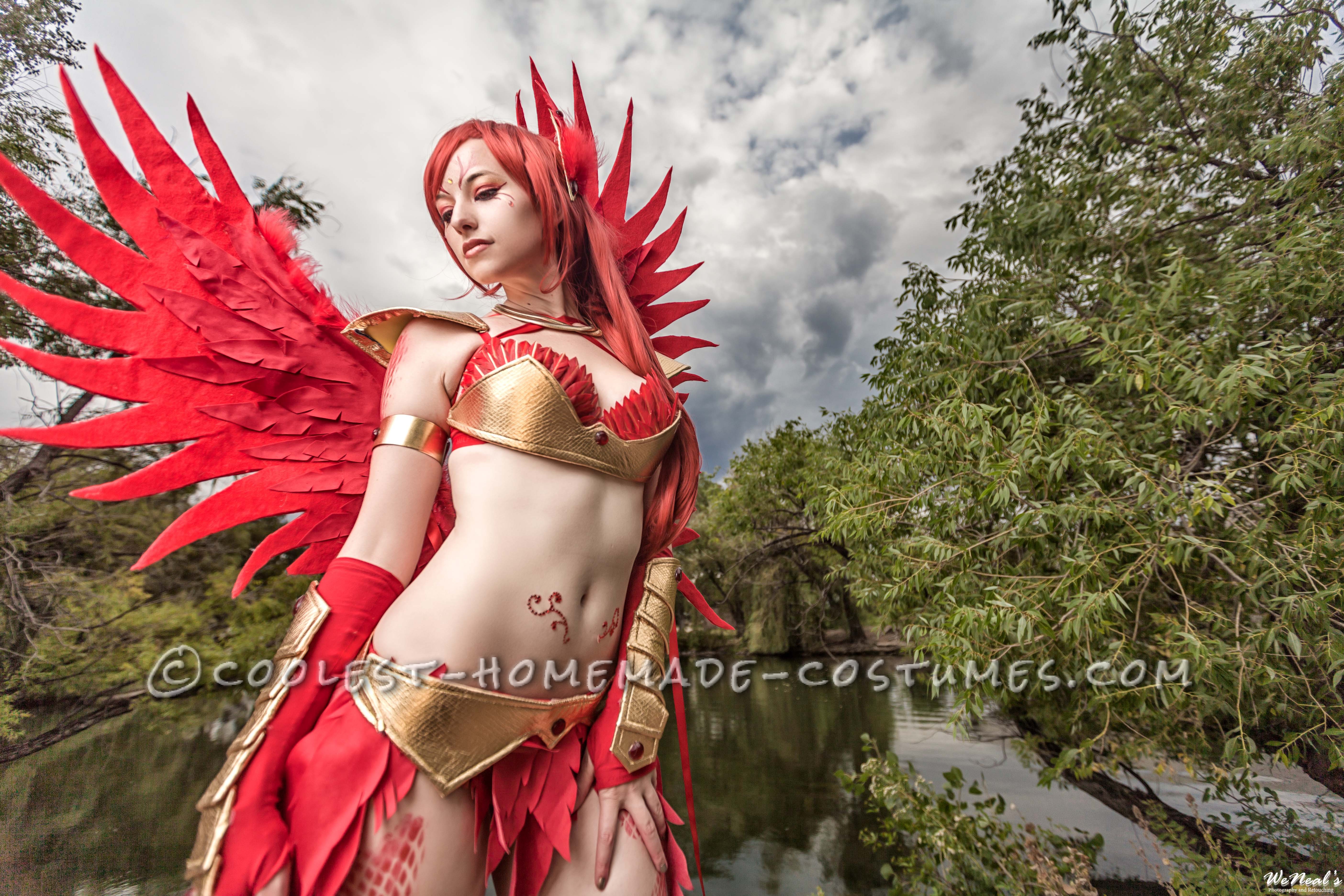 Beautiful Homemade Pheonix Costume