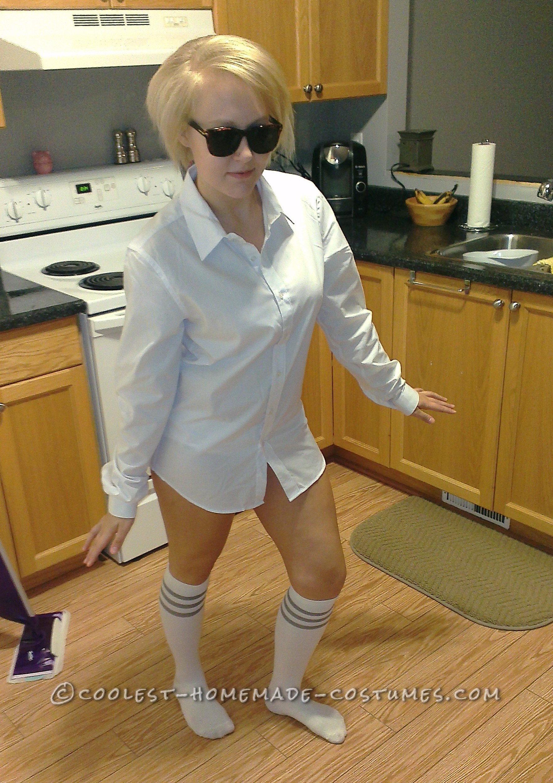 Last-Minute Sexy Risky Business Costume