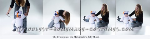 Adorable Stay Puft Marshmallow Baby Costume