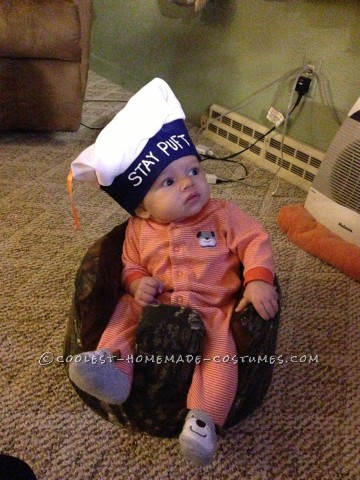 Adorable Stay Puft Marshmallow Baby Costume