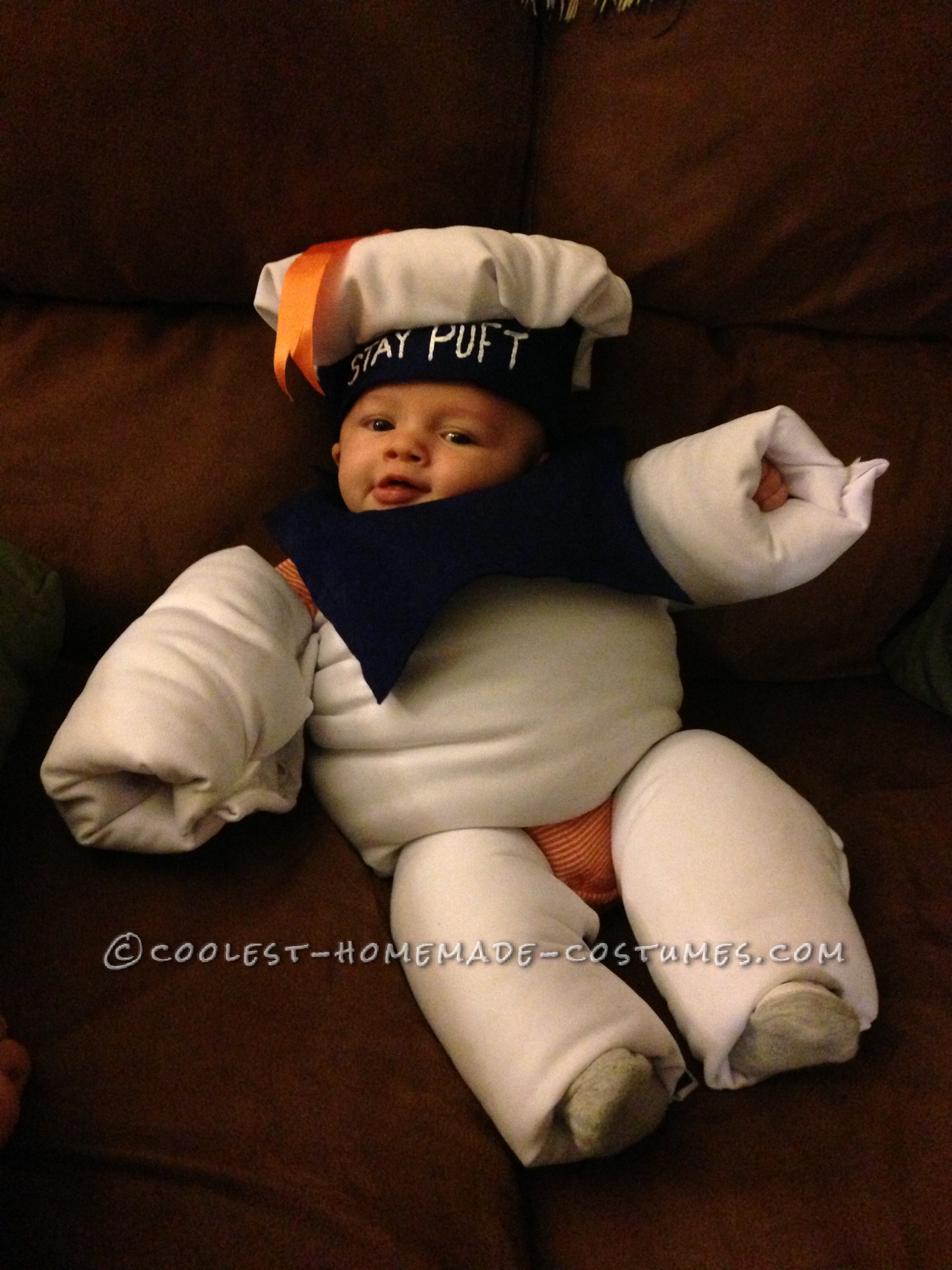 Adorable Stay Puft Marshmallow Baby Costume