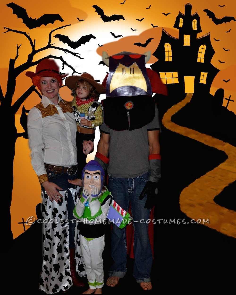 Coolest Toy Story Homemade Family Costume
