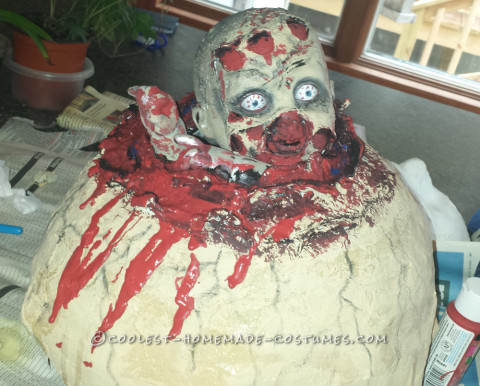 Creepy Couple Costume: Birthing a Baby Zombie