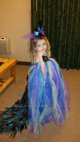 Lovely Homemade Toddler Peacock Costume