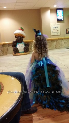 Lovely Homemade Toddler Peacock Costume