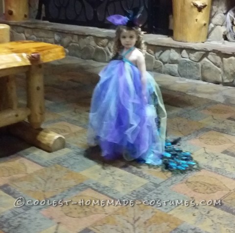 Lovely Homemade Toddler Peacock Costume