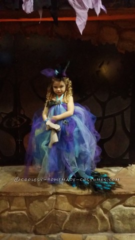 Lovely Homemade Toddler Peacock Costume