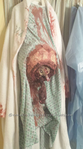 Creepy Couple Costume: Birthing a Baby Zombie