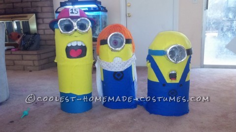 Cool Family Halloween Costume: Adorable Minions