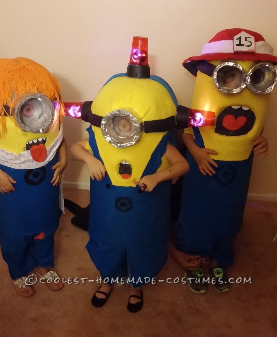 Cool Family Halloween Costume: Adorable Minions