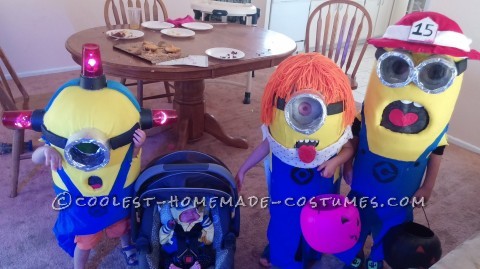 Cool Family Halloween Costume: Adorable Minions