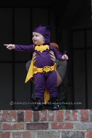 Cool 60's Era Baby Batgirl Costume