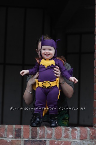Cool 60's Era Baby Batgirl Costume