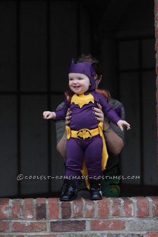 Cool 60's Era Baby Batgirl Costume