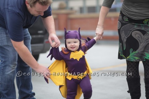 Cool 60's Era Baby Batgirl Costume