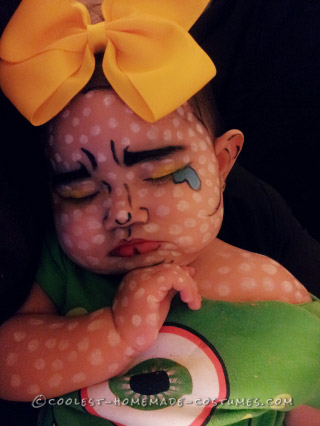 Cutest Ever Baby Costume: Comic Book Baby