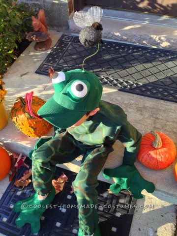 Fantastic Frog Costume for a First Grader