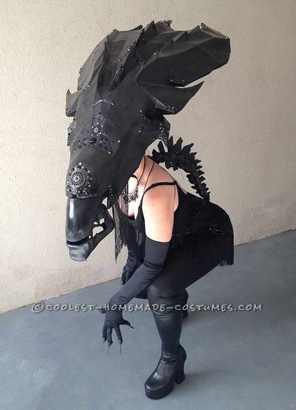 Classy DIY Alien Queen Costume