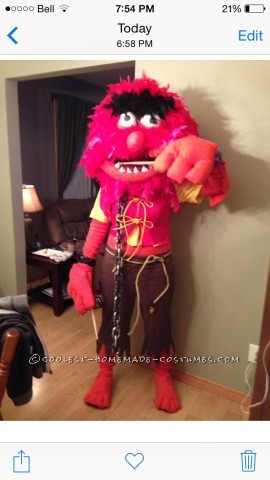 Amazing Wild Animal The Muppet Costume