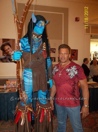 Awesome Homemade Avatar Na'vi Warrior Jake Sully Costume