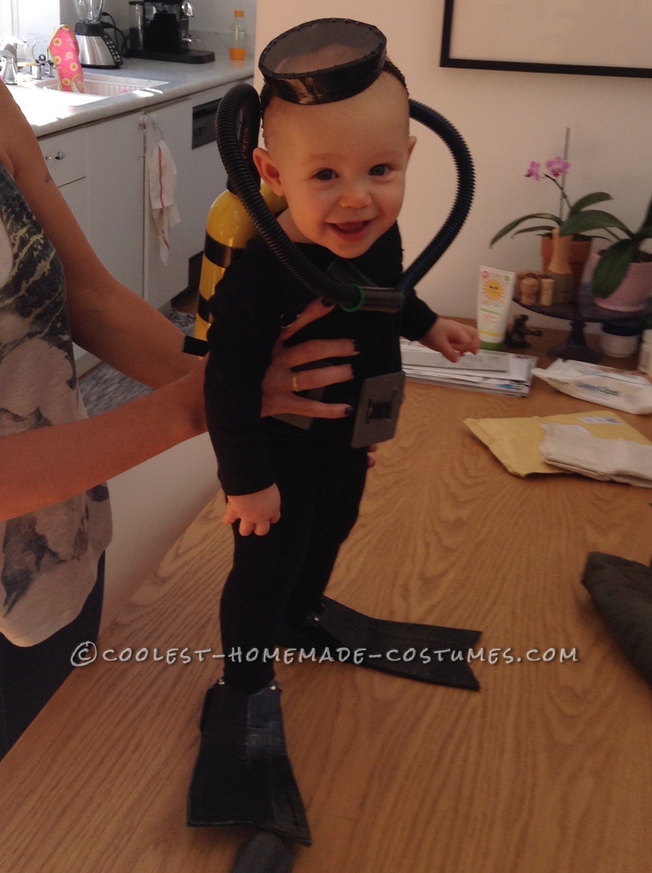 Cute Baby Scuba Diver Costume - Diy Scuba Diver Costume Baby
