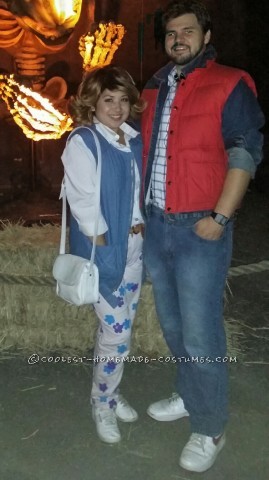 Back to the Future Couple Costume