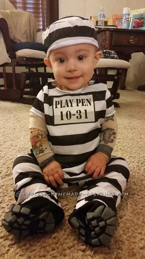 Cute Jail Bird Baby Costume